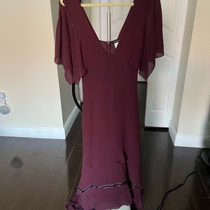 Derek lam low cut dress. Sample